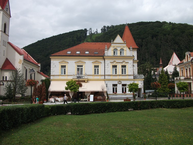 photo of the town Trencianske Teplice in Slovakia